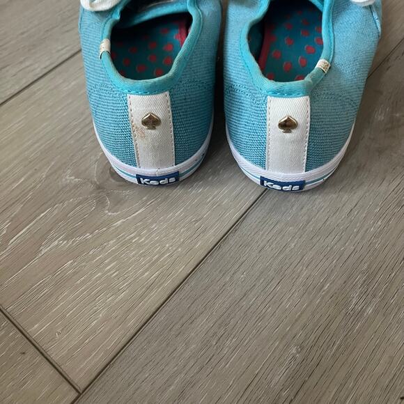 Keds x Kate Spade 'Champion' Women's 9 Canvas Lace Up Sneaker Tiffany Blue - Picture 5 of 10